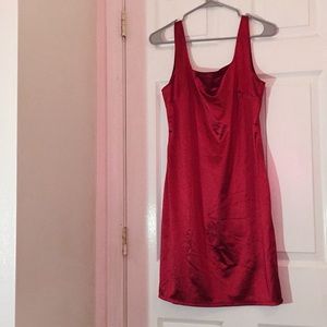 All Red Silk dress